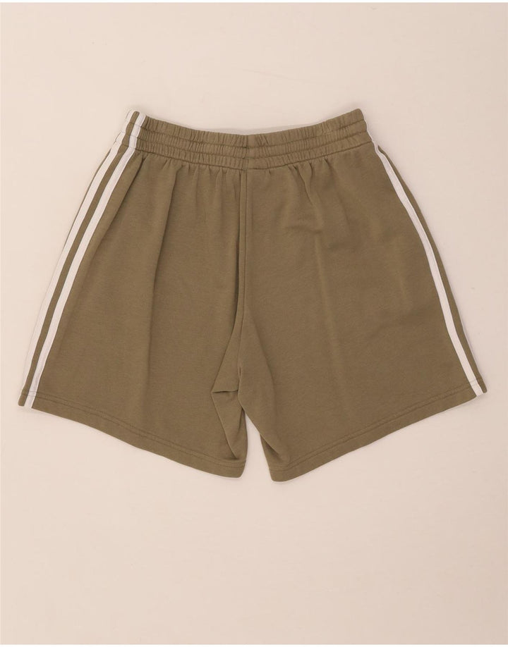 Shorts esportivos masculinos Adidas médio cáqui algodão