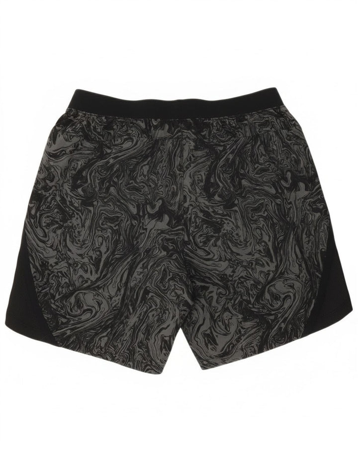 Shorts esportivos masculinos Under Armour Abstract Pattern grandes pretos