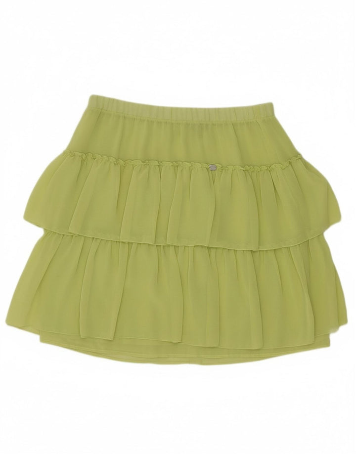 Saia feminina em camadas Denny Rose IT 42 médio W28 verde