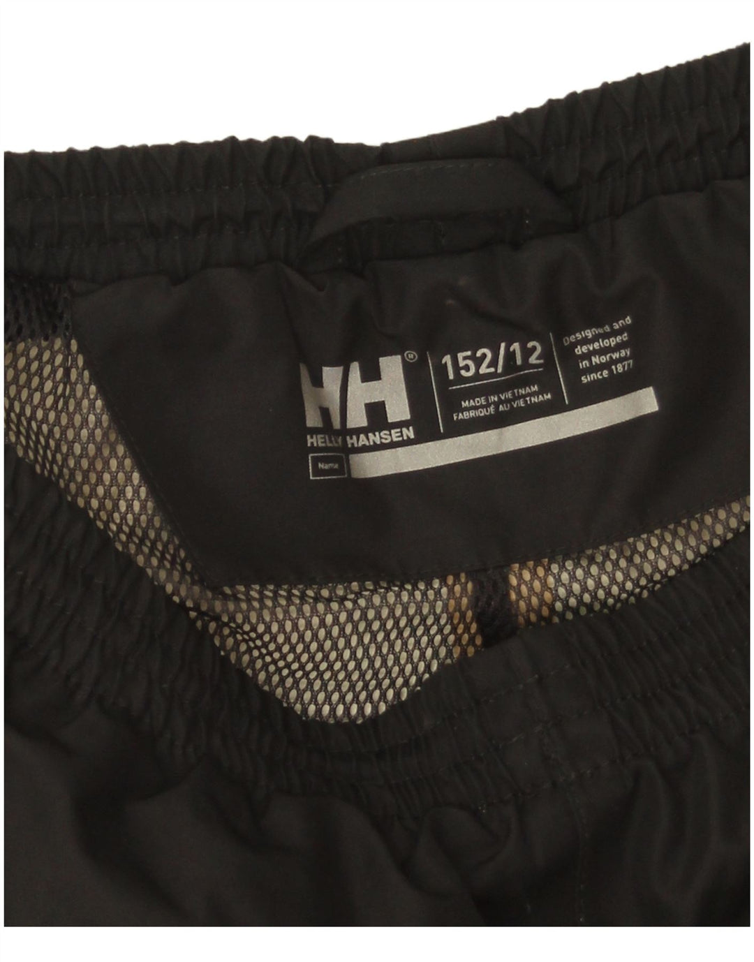 Calça corta-vento Helly Hansen Boys 11-12 anos poliéster preto