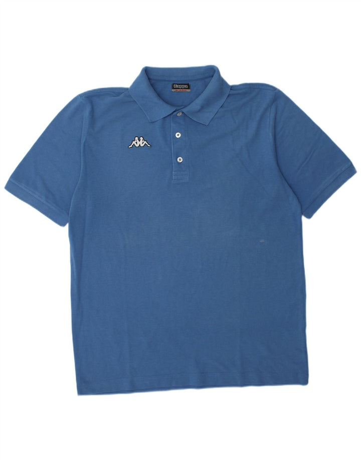 Camisa polo masculina KAPPA XL algodão azul