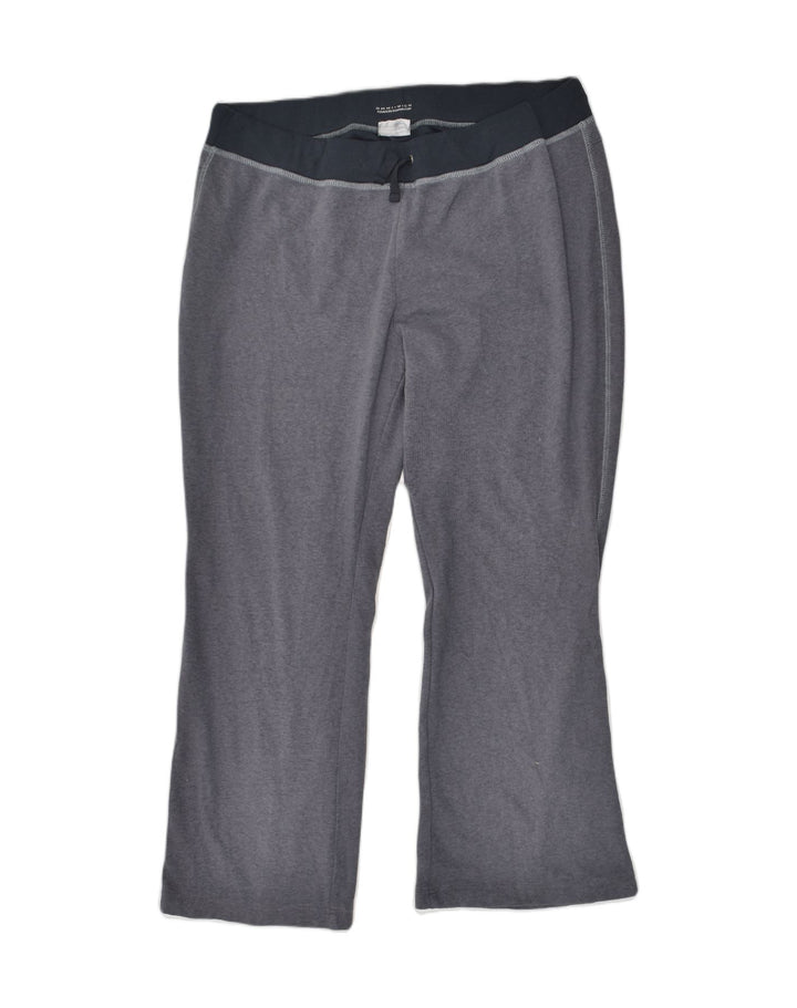 COLUMBIA Womens Omni-Wick Tracksuit Trousers XL Grey Cotton | Vintage Columbia | Thrift | Second-Hand Columbia | Used Clothing | Messina Hembry 