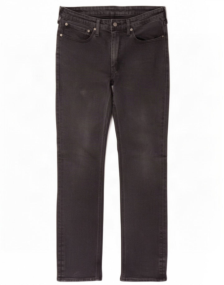 Levi's Masculino 511 Slim Jeans W34 L32 Algodão Preto