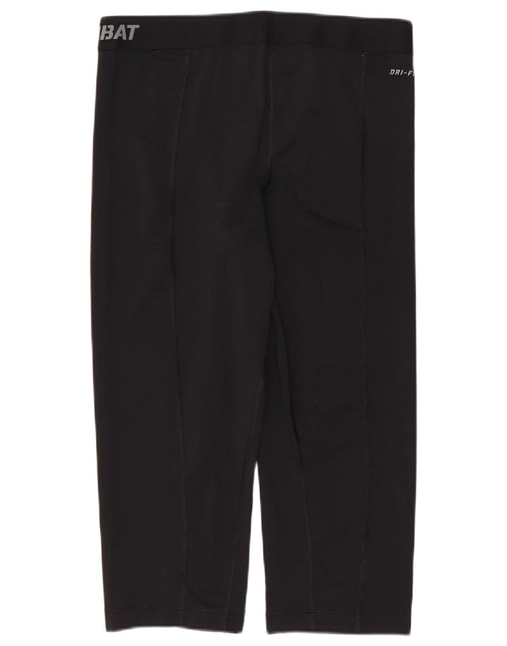 Leggings Nike Dri Fit Graphic Capri UK 12 Médio Preto