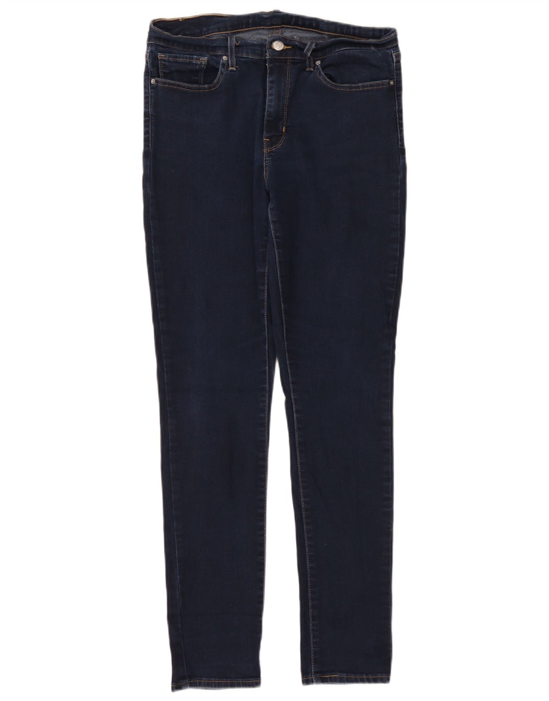 Jeans skinny feminino Levi's W31 L30 algodão azul marinho