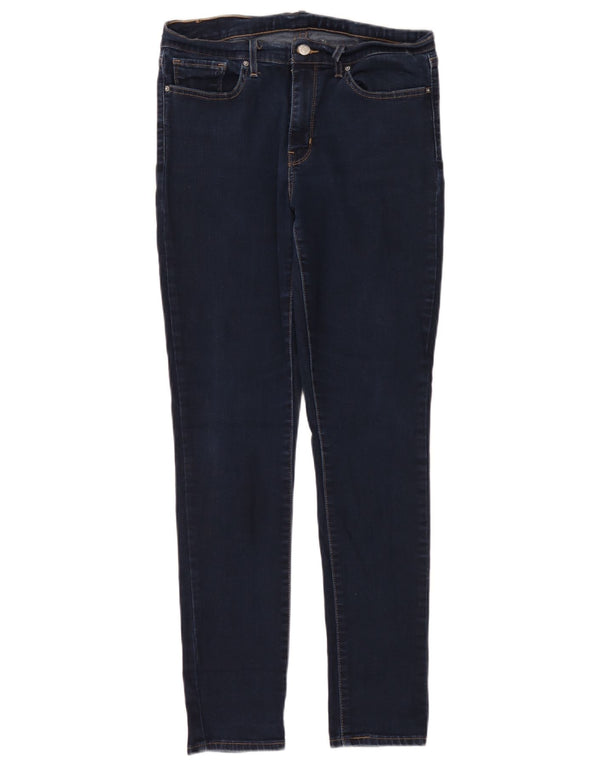 Jeans skinny feminino Levi's W31 L30 algodão azul marinho