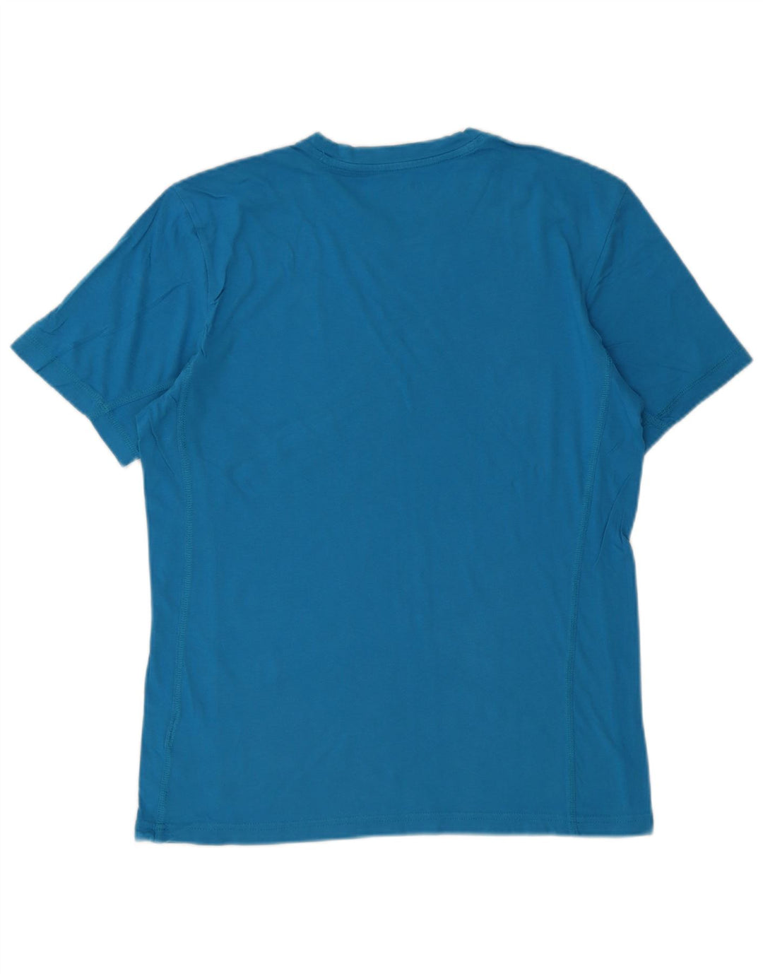Reebok Mens Graphic T-Shirt Top Médio Algodão Azul