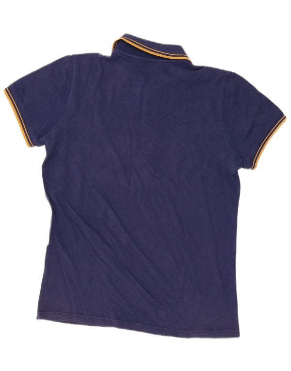 Camisa polo masculina Kappa de algodão azul marinho médio