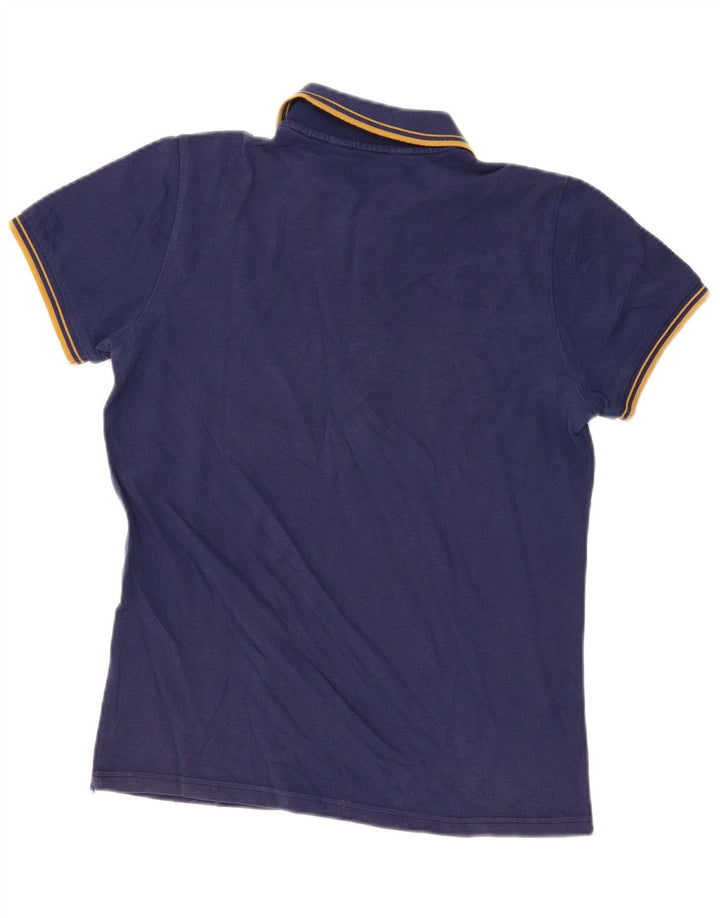 Camisa polo masculina Kappa de algodão azul marinho médio