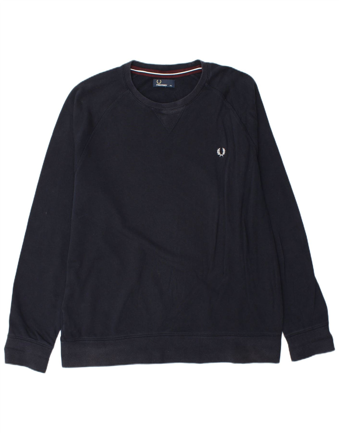 Fred Perry moletom masculino jumper 2XL algodão azul marinho