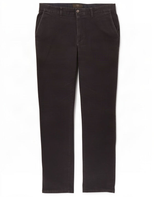 Calça Chino Masculina Slim Marks & Spencer W34 L31 Algodão Azul Marinho