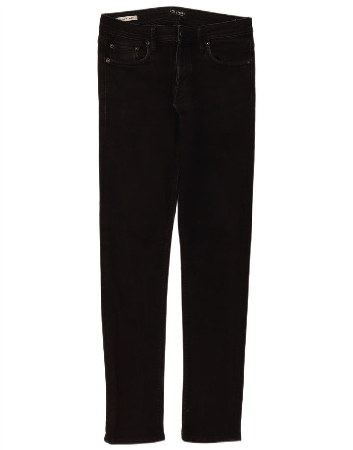 JACK & JONES Masculino GLENN Slim Jeans W29 L32 Algodão Preto