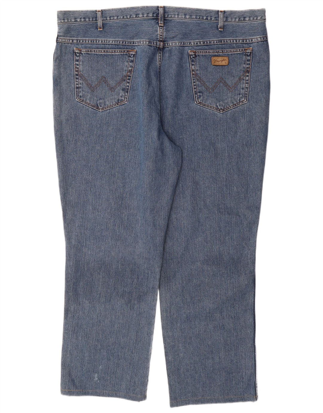 WRANGLER Masculino Ohio Straight Jeans W44 L29 Azul Algodão
