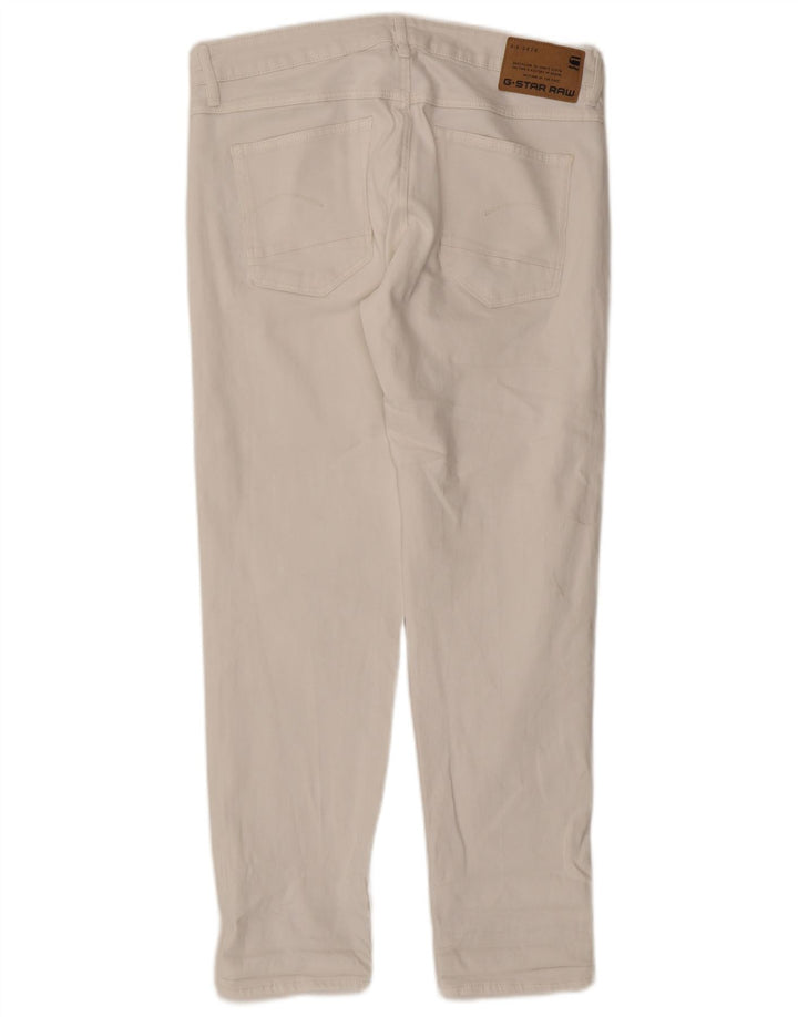 Jeans slim feminino G-STAR W29 L29 algodão branco