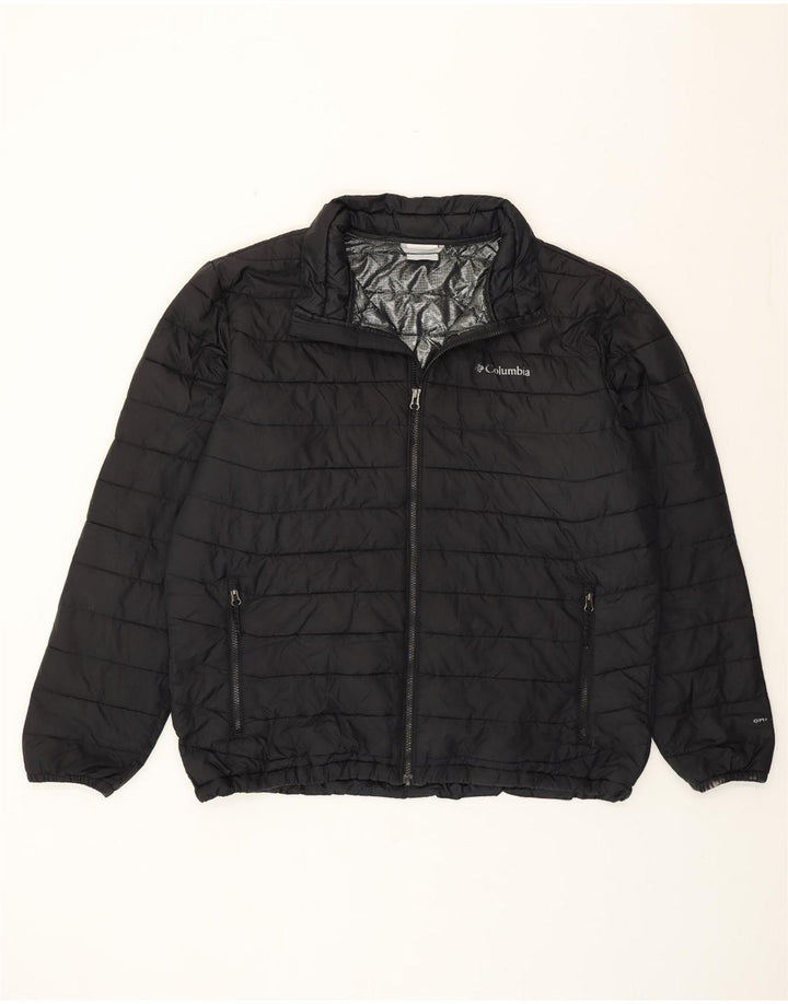 Jaqueta Columbia Masculina Acolchoada UK 42 XL Poliéster Preto