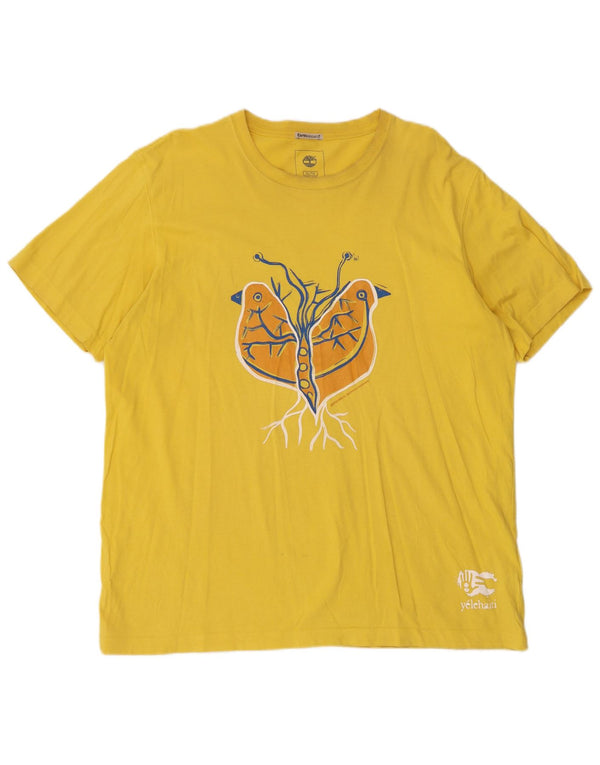 Camiseta masculina Timberland Earthkeepers Regular Fit Graphic Top XL Amarelo