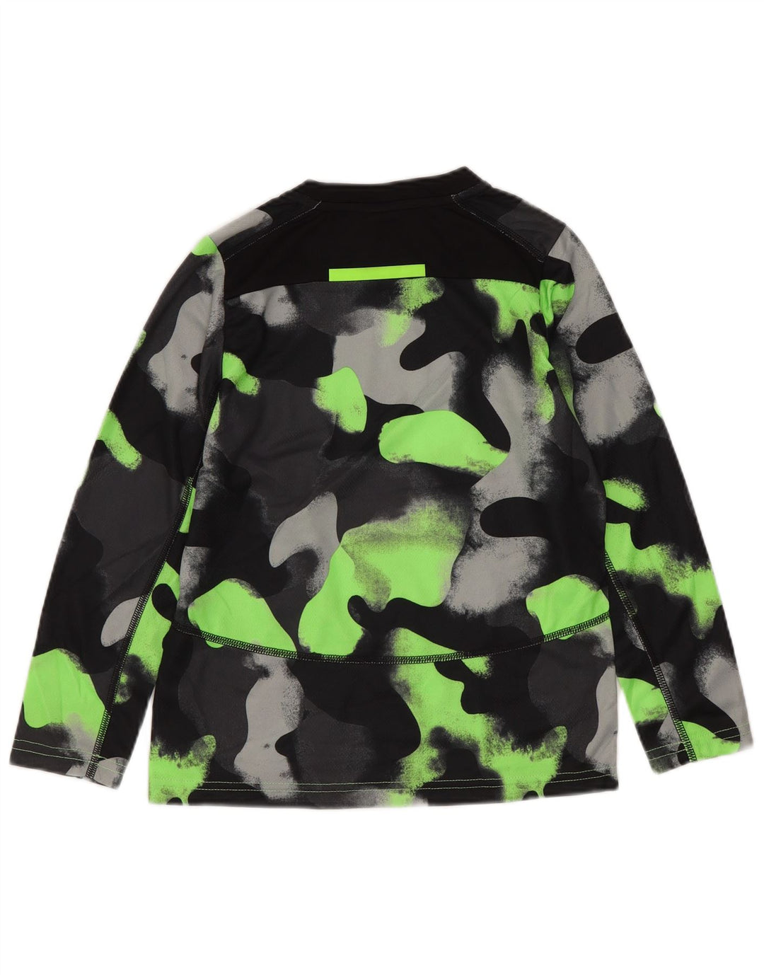 Russell Athletic Boys Dri-Power Top manga comprida 6-7 anos pequeno preto