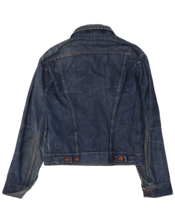 Jaqueta jeans masculina Wrangler UK 38 azul médio