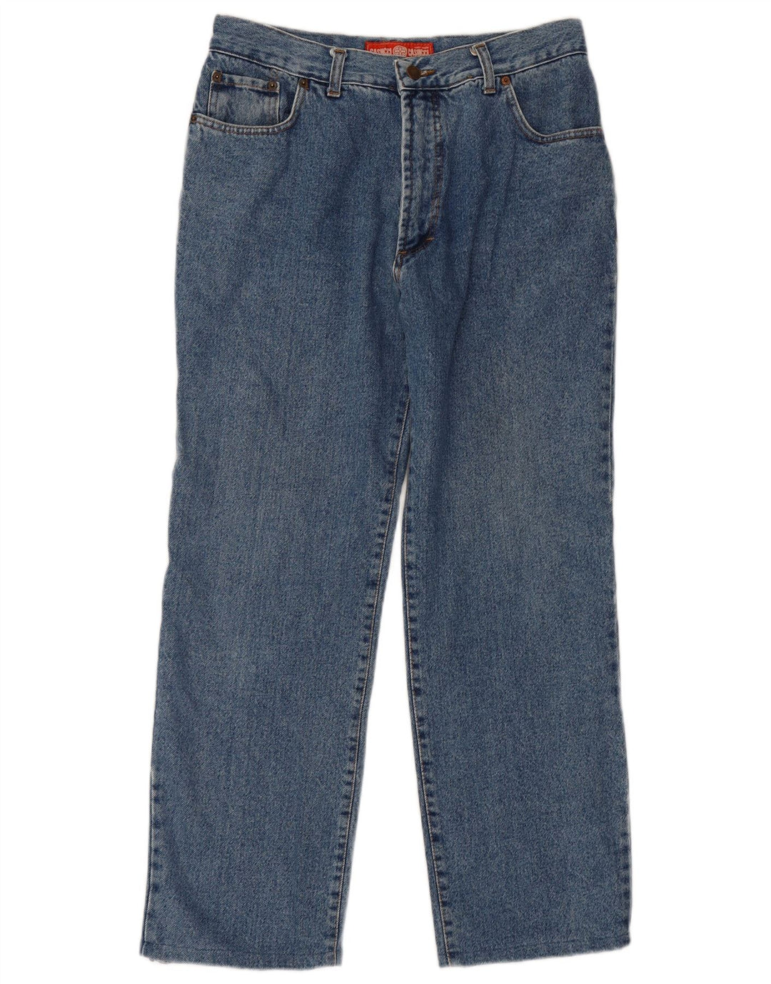 Casucci Calça jeans reta masculina W32 L25 azul poliéster