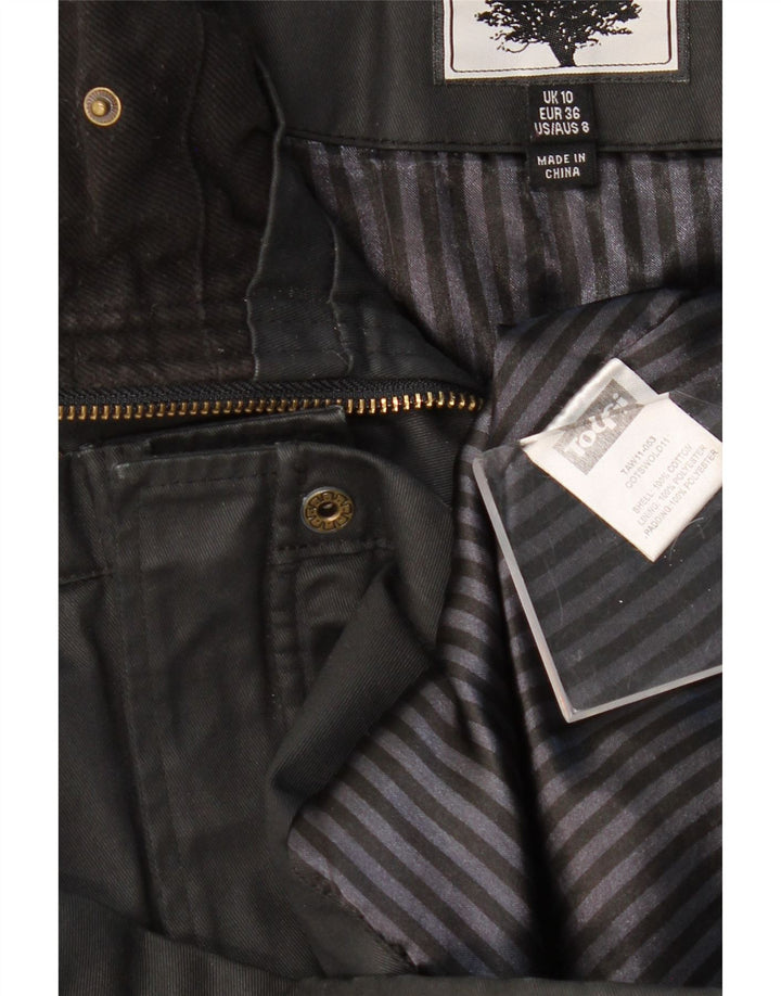 Sobretudo feminino TOGGI UK 10 pequeno algodão preto