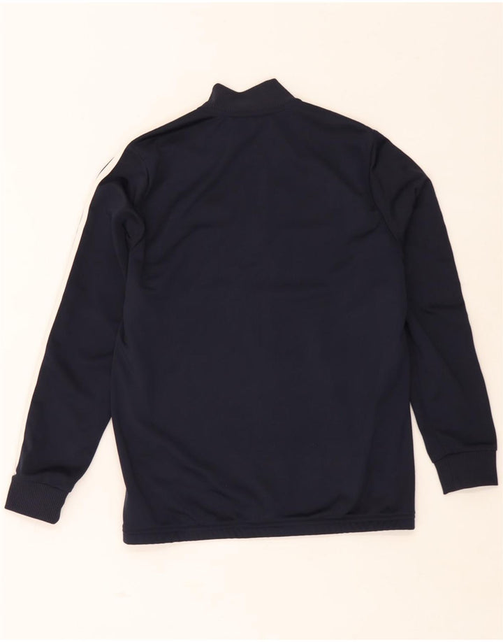 Jaqueta Adidas Meninos Treino Top 13-14 Anos Azul Colorblock Poliéster
