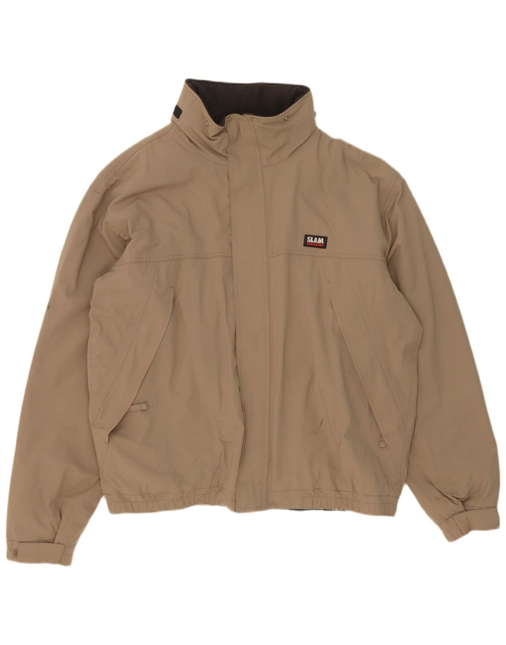 Jaqueta bomber masculina Slam UK 44 2XL nylon bege