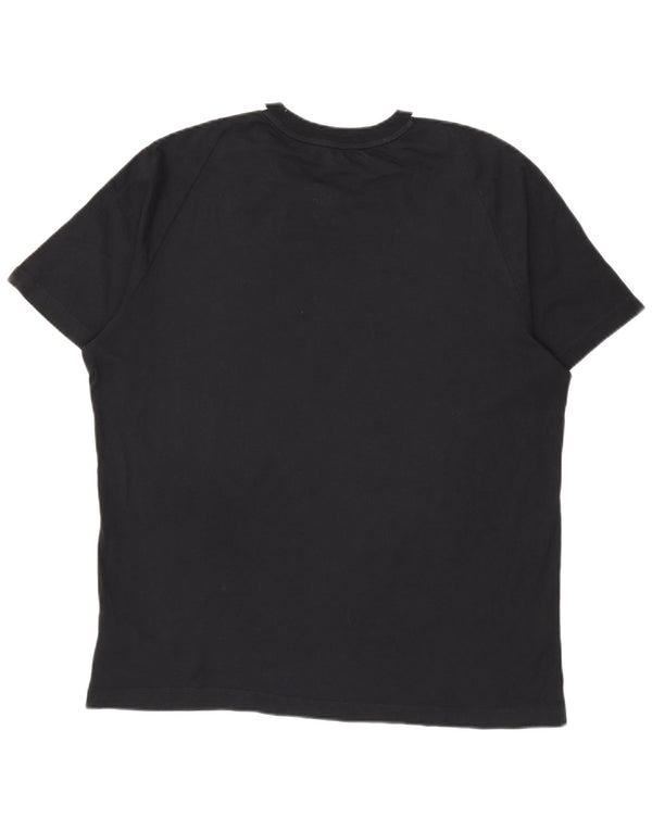 Camiseta Nike masculina gráfica Top XL preto colorblock algodão