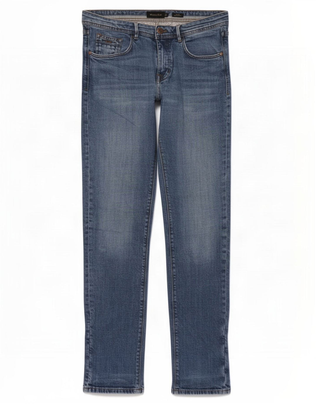 Jeans Slim Masculino Massimo Dutti EU 40 Médio W31 L32 Azul