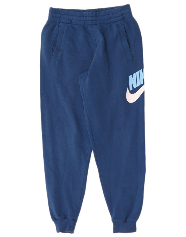 Calça esportiva Nike Boys Graphic Joggers 10-11 anos médio azul algodão