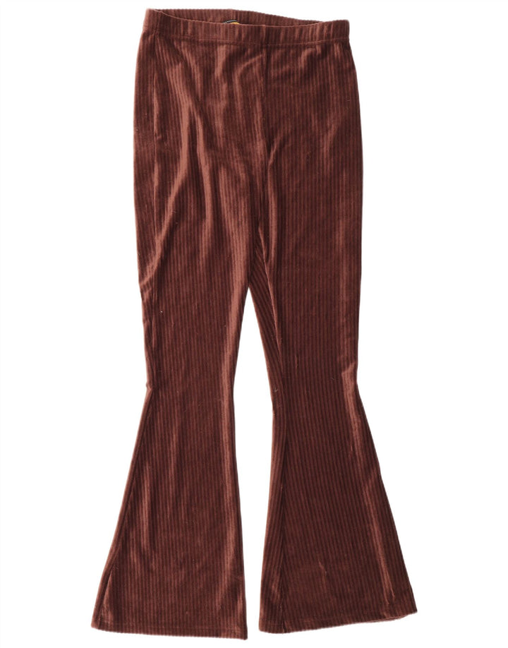 Leggings femininas Urban Outfitters Flare UK 14 poliéster marrom médio