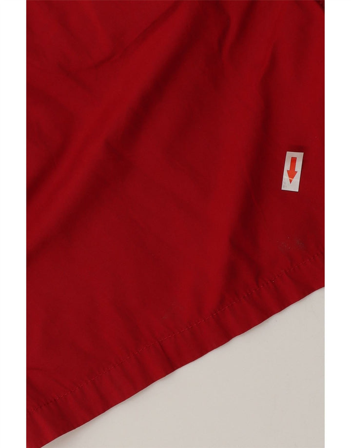 Shorts de natação femininos FILA UK 18 XL poliéster vermelho
