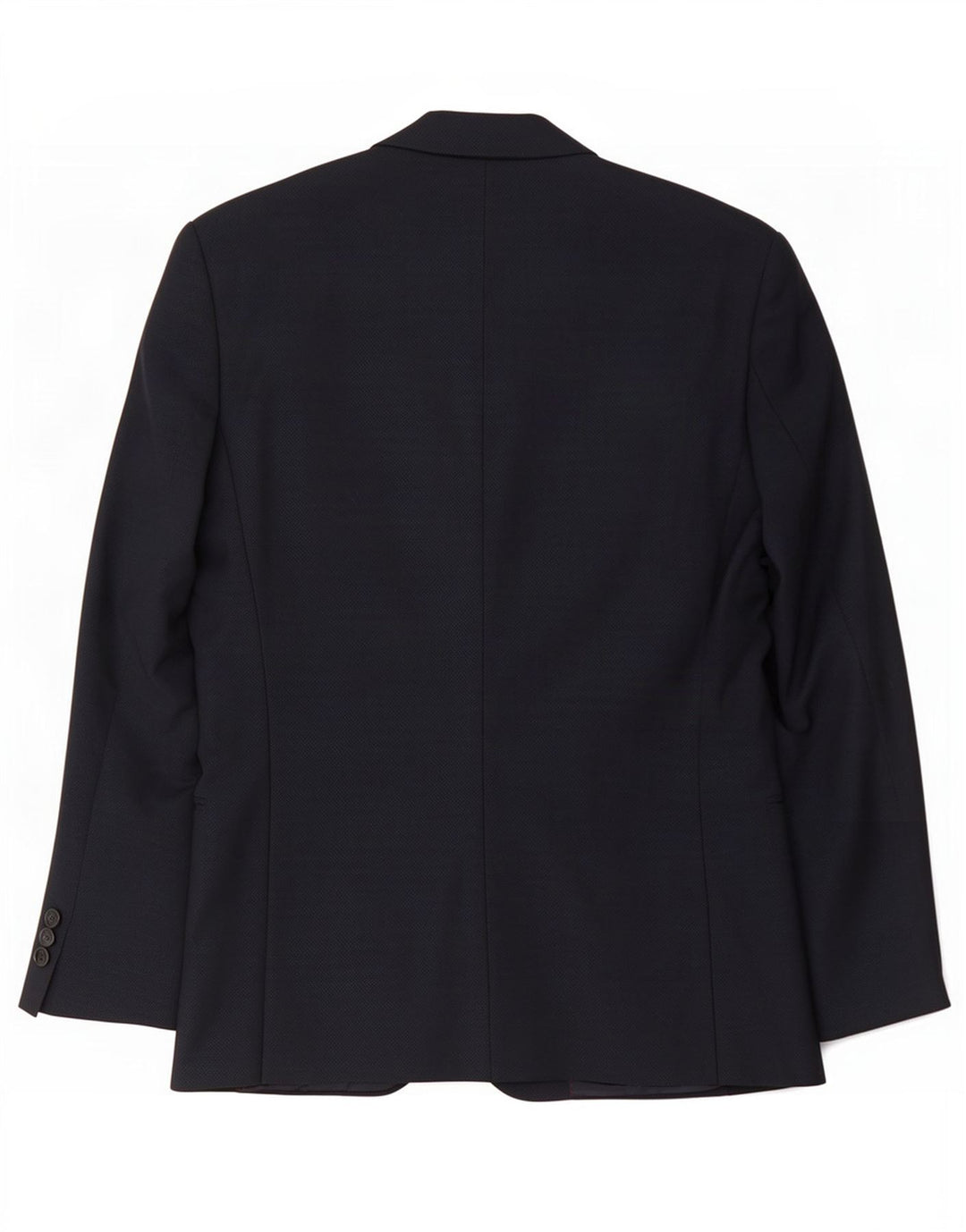 Jaqueta Blazer Masculina Hugo Boss com 2 Botões EU 48 Lã Azul Marinho Médio