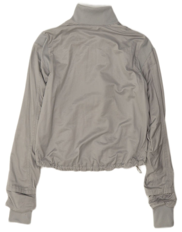 Puma Womens Tracksuit Top Jacket UK 10 Pequeno Cinza