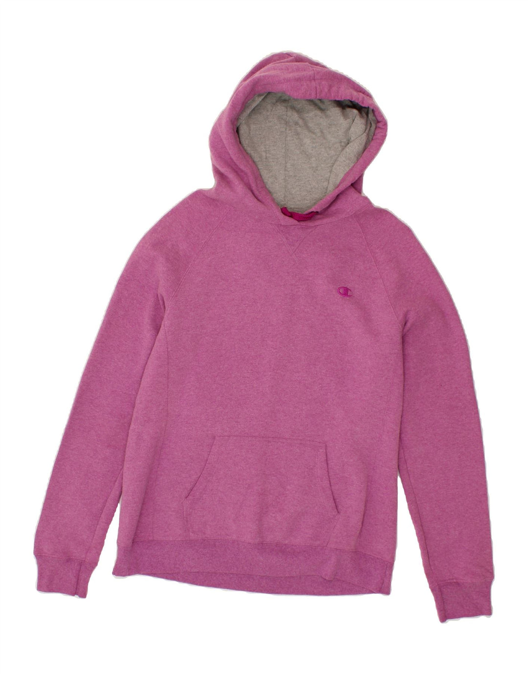 CHAMPION Womens Hoodie Jumper UK 16 Large Pink Cotton Vintage Champion and Second-Hand Champion from Messina Hembry 