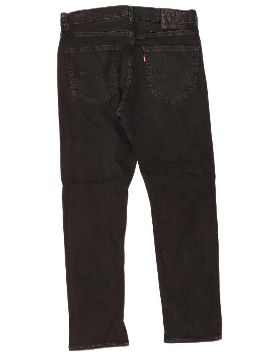 Jeans retos femininos Levi's W32 L30 algodão preto