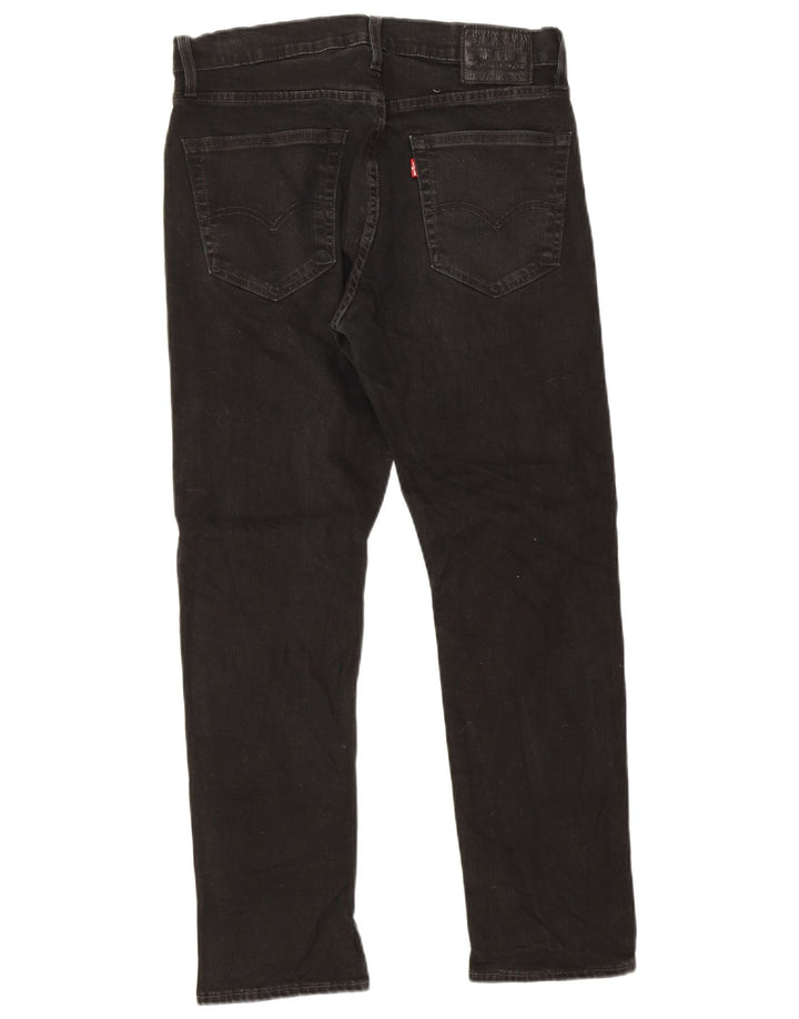 Jeans retos femininos Levi's W32 L30 algodão preto