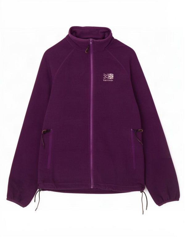 Jaqueta de lã feminina Karrimor UK 12 nylon roxo médio