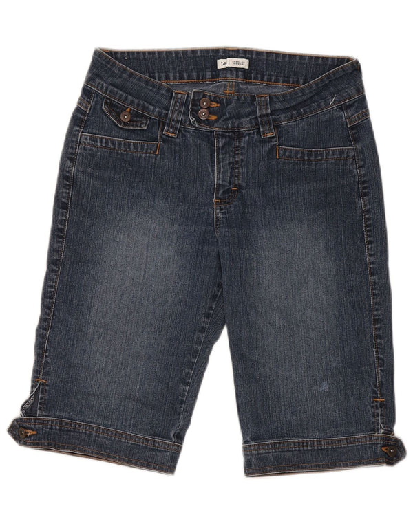 Shorts jeans feminino Lee US 6 médio W28 algodão azul