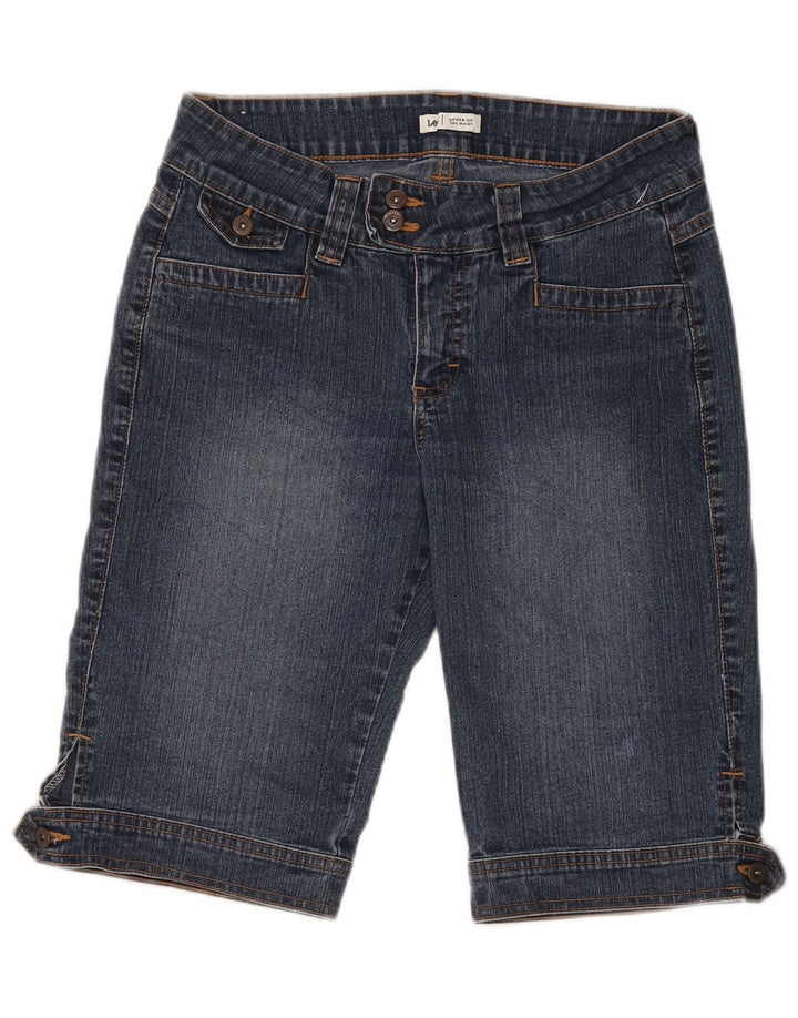 Shorts jeans feminino Lee US 6 médio W28 algodão azul