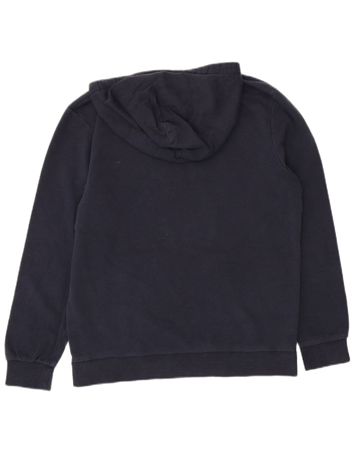 Suéter com capuz gráfico masculino JACK & JONES grande algodão azul marinho