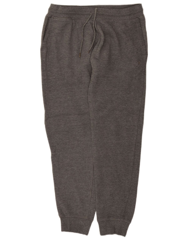 Calça de treino feminina Hurley Joggers UK 14 grande algodão cinza