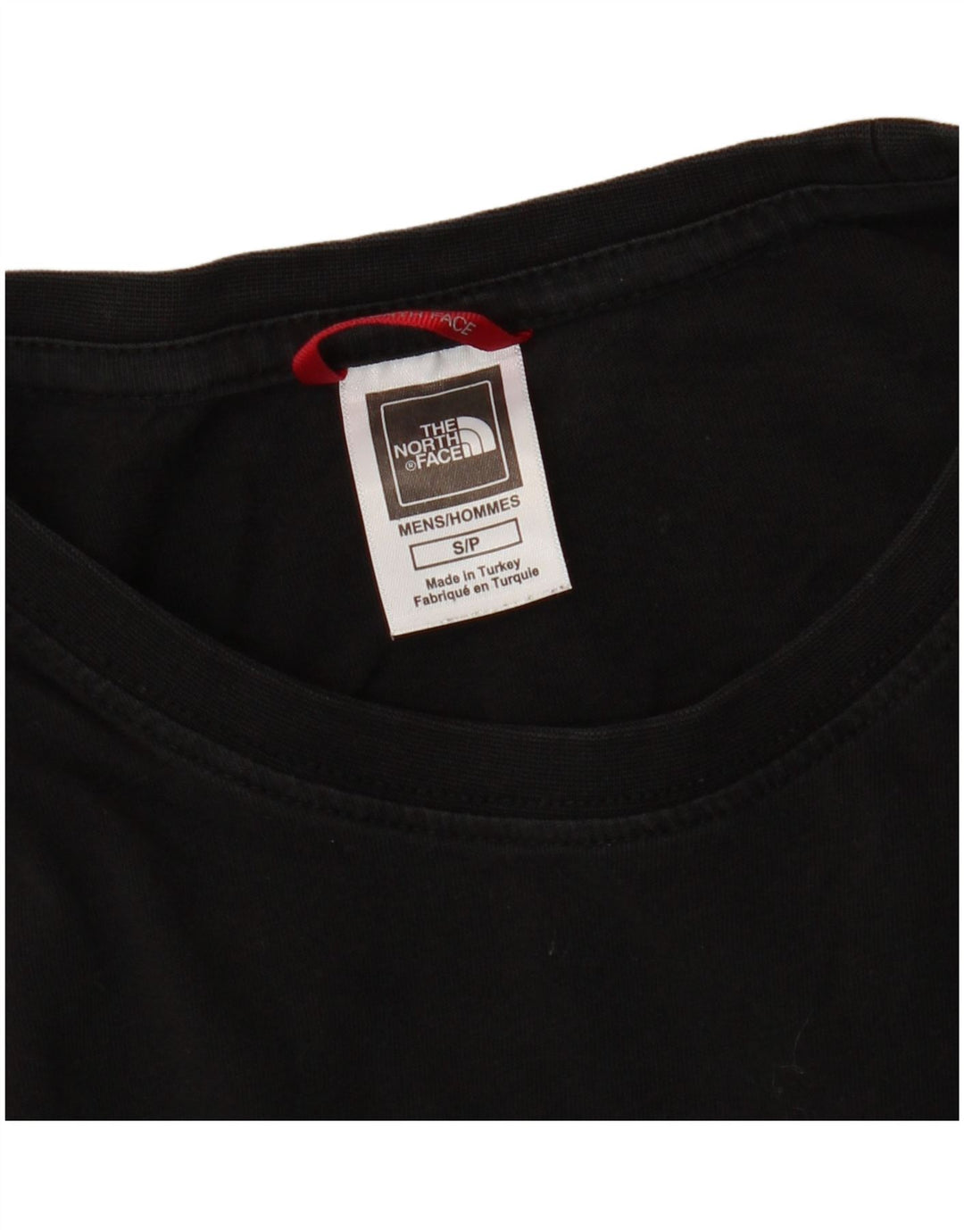 The North Face Mens Graphic Top Manga Longa Pequeno Preto