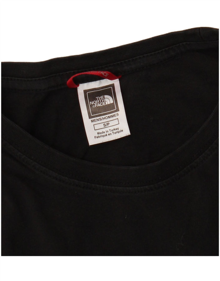 The North Face Mens Graphic Top Manga Longa Pequeno Preto