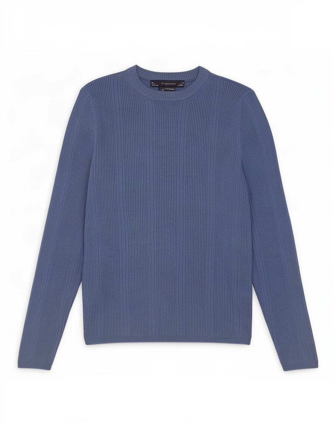 Suéter feminino Marks & Spencer com gola redonda Reino Unido 12 viscose azul médio