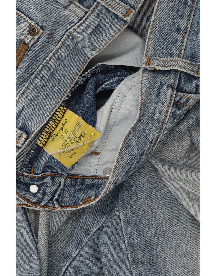 Wrangler Masculino Ohio Straight Jeans W33 L29 Azul Algodão