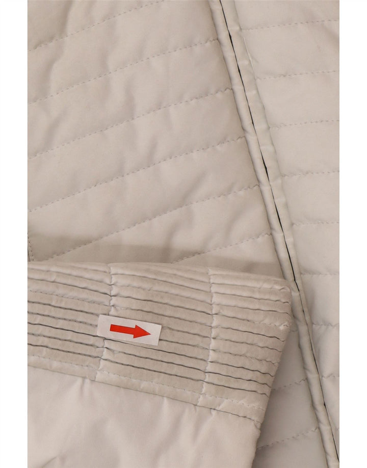 Jaqueta corta-vento feminina com capuz Colmar IT 44 médio branco esportivo