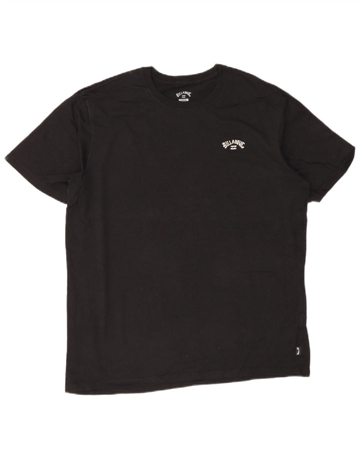 Camiseta masculina Billabong grande algodão preto