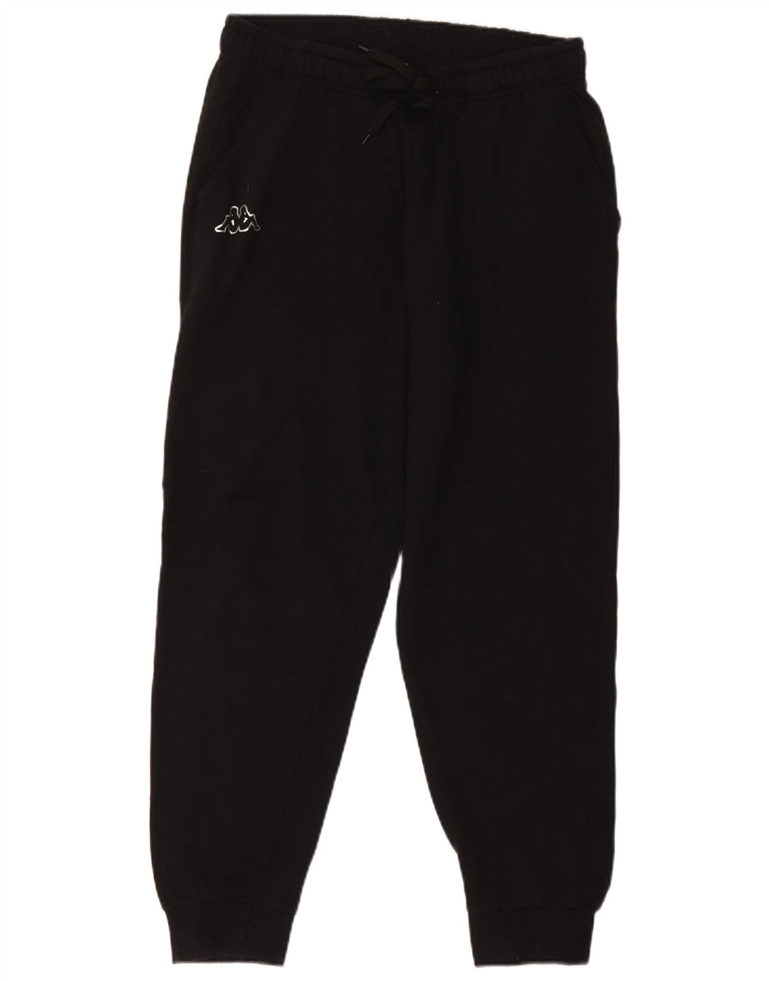 Calça de treino masculina Kappa Joggers grande algodão preto