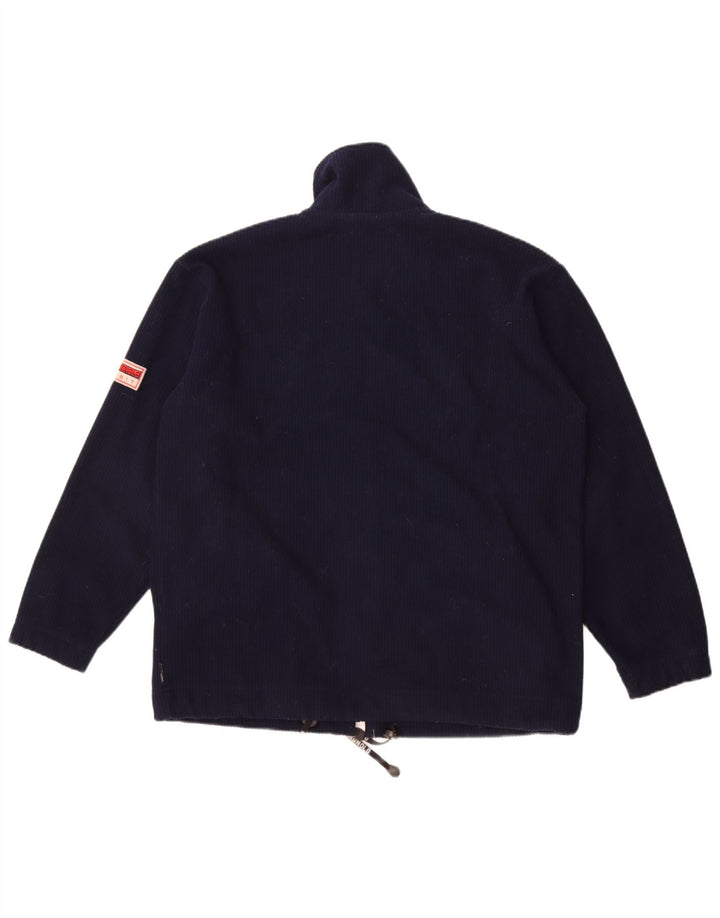 Campagnolo Jaqueta masculina de agasalho médio poliéster azul marinho