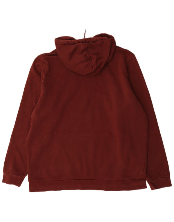 Under Armour Mens Hoodie Jumper XL Algodão Borgonha